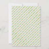 Kleines Monster 1. Geburtstag Einladung (Rückseite)