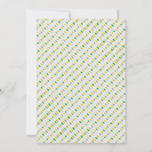 Kleines Monster 1. Geburtstag Einladung (Rückseite)