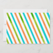 Kleines Monster 1. Geburtstag Party Einladungen (Rückseite)