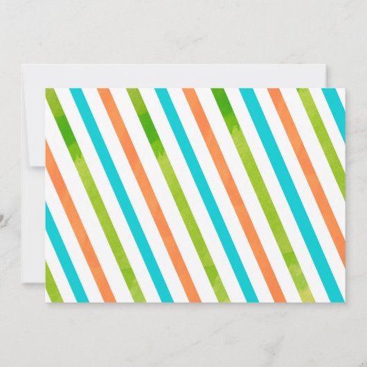 Kleines Monster 1. Geburtstag Party Einladungen (Rückseite)