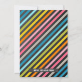 Kleines Monster 1. Geburtstagsparty Einladung (Rückseite)