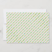 Kleines Monster 2. Geburtstag Foto Einladung (Rückseite)