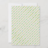 Kleines Monster 3. Geburtstag Einladung (Rückseite)