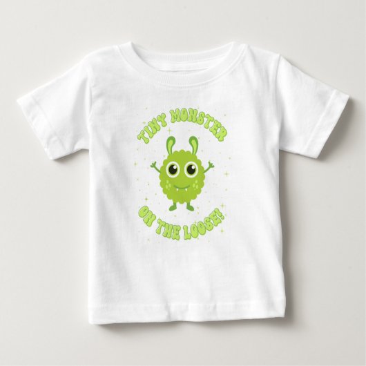 Kleines Monster auf der Lose! Baby T-shirt (Vorderseite)