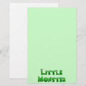 Kleines Monster Briefpapier (Vorne/Hinten)