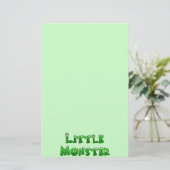 Kleines Monster Briefpapier (Stehend Vorderseite)