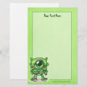 Kleines Monster-Briefpapier Briefpapier (Vorne/Hinten)