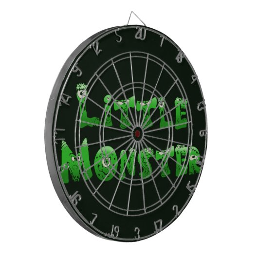 Kleines Monster Dartscheibe (Vorderseite Links)