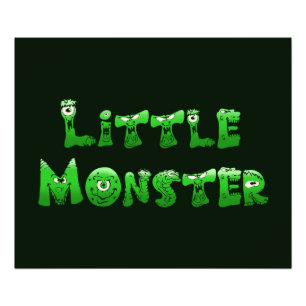 Kleines Monster Fotodruck