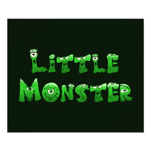 Kleines Monster Fotodruck (Vorne)