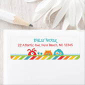 Kleines Monster-Geburtstagsrücksendezeichen (Insitu)