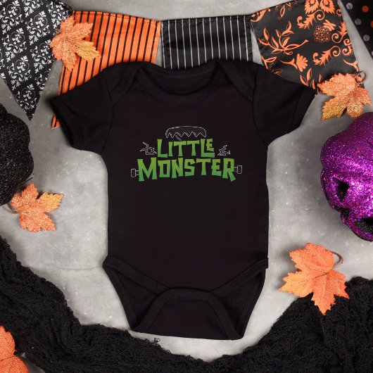 Kleines Monster Halloween Familie Matching Funny Baby Strampler