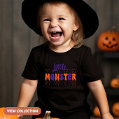 Kleines Monster Halloween Matching Family Kleinkin Kleinkind T-shirt