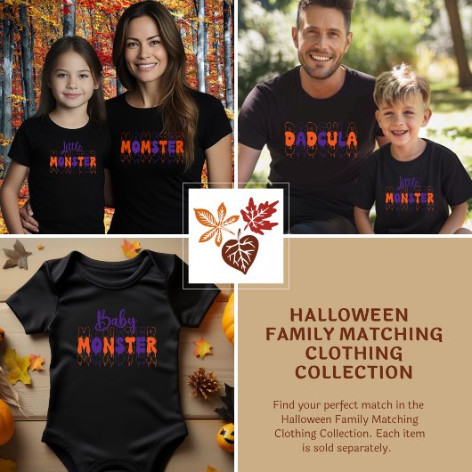 Kleines Monster Halloween Matching Family Kleinkin Kleinkind T-shirt