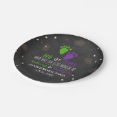 Kleines Monster Halloween-Party Pappteller (Schrägansicht)