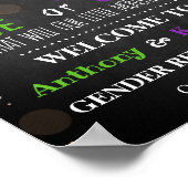 Kleines Monster Halloween-Party Poster (Ecke)