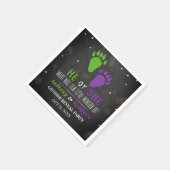 Kleines Monster Halloween-Party Serviette (Ecke)