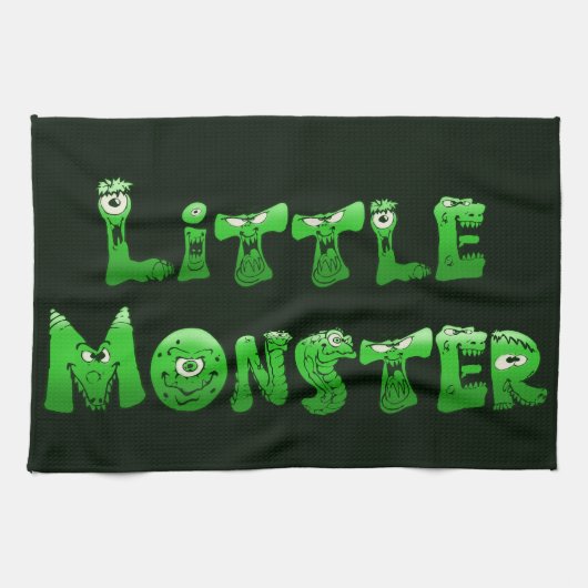 Kleines Monster Handtuch (Horizontal)