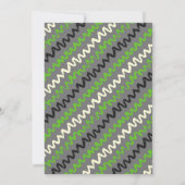 Kleines Monster irgendeine altersbedingte Geburtst Einladung (Rückseite)