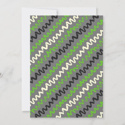 Kleines Monster irgendeine altersbedingte Geburtst Einladung (Rückseite)