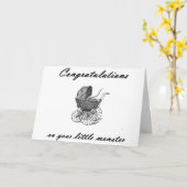 Kleines Monster Karte (Gelbe Blume)