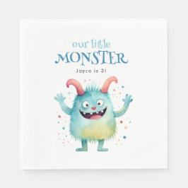 Kleines Monster-Kindergeburtstag-Party Serviette