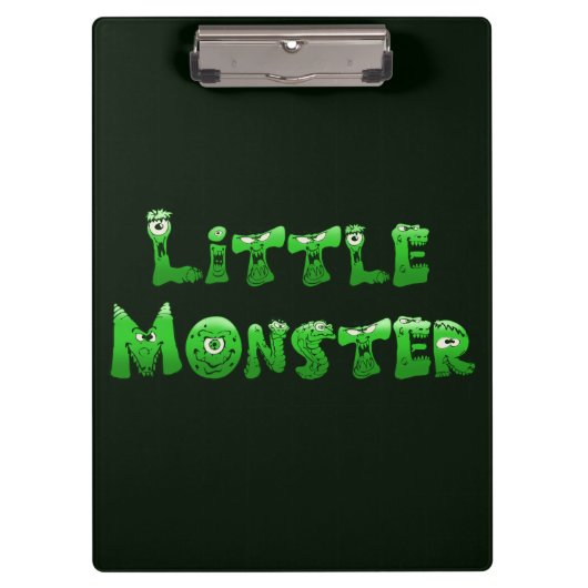 Kleines Monster Klemmbrett (Vorderseite)