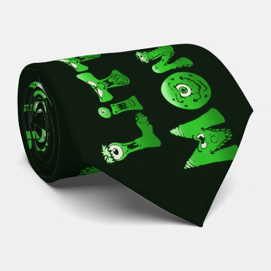 Kleines Monster Krawatte (Gerollt)