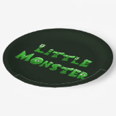 Kleines Monster Pappteller (Schrägansicht)