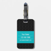 Kleines Monster (personalisierbar) Gepäckanhänger (Rückseite vertikal)