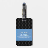 Kleines Monster (personalisierbar) Gepäckanhänger (Rückseite vertikal)