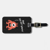 Kleines Monster (personalisierbar) Gepäckanhänger (Vorderseite horizontal)