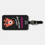 Kleines Monster (personalisierbar) Gepäckanhänger (Vorderseite horizontal)