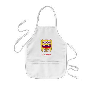 Kleines Monster (personalisierbarer Text) Kinderschürze