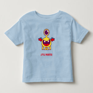 Kleines Monster (personalisierbarer Text) Kleinkind T-shirt