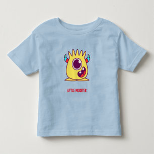 Kleines Monster (personalisierbarer Text) Kleinkind T-shirt