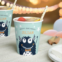 Kleines Monster Personalisiert Kindergeburtstag Pa