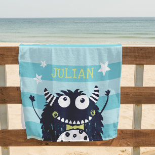 Kleines Monster Personalisiert Strandtuch