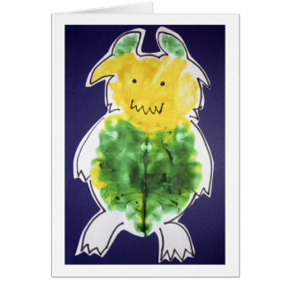 Kleines Monster - Porträtschablonenentwurf