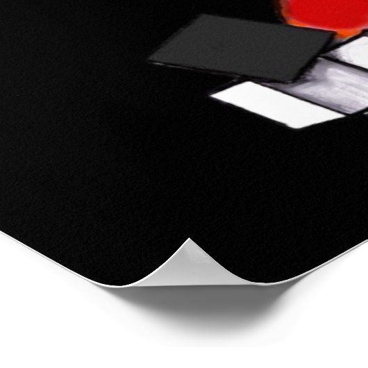 "Kleines Monster" Poster (Ecke)