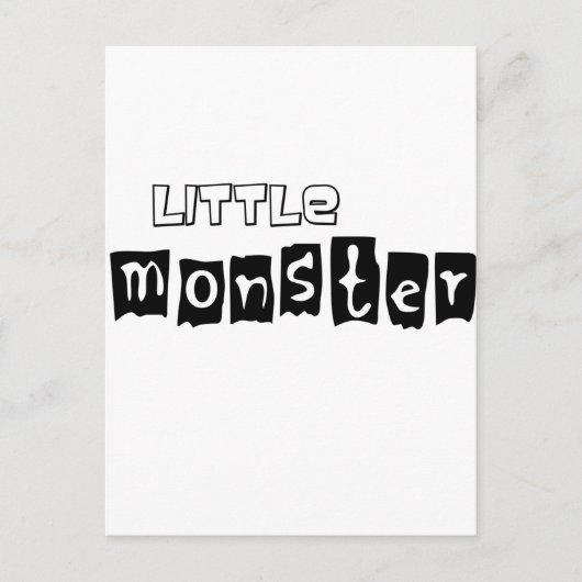 Kleines Monster Postkarte (Vorderseite)
