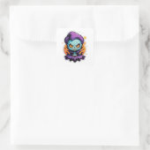 Kleines Monster Quadratischer Aufkleber (Tasche)