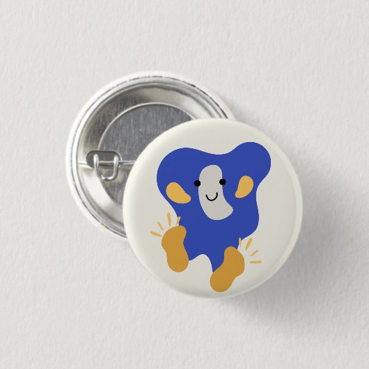 kleines Monster - Schaltfläche "Große Füße" Button (Vorne & Hinten)