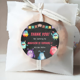 Kleines Monster zum Geburtstag Geschenkanhänger