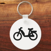 kleines Mopedsymbol Schlüsselanhänger (Vorderseite)