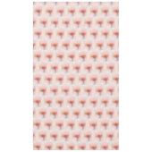 Kleines Motiv Abstrakt Red Pepper Muster Pink Peac Tischdecke (Vorderseite)