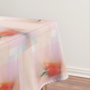 Kleines Motiv Abstrakt Red Pepper Muster Pink Peac Tischdecke