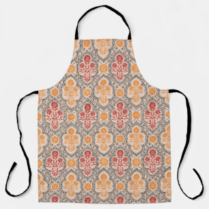 KLEINES MUGHAL-BLUMENMUSTER DESIGN HINTERGRUND KUN SCHÜRZE