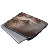 Kleines Mushroom Nature Foto Laptopschutzhülle (Vorne Knopf)