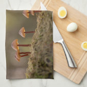 Kleines Mushrooms Nature Foto Geschirrtuch (Viertel Falte)